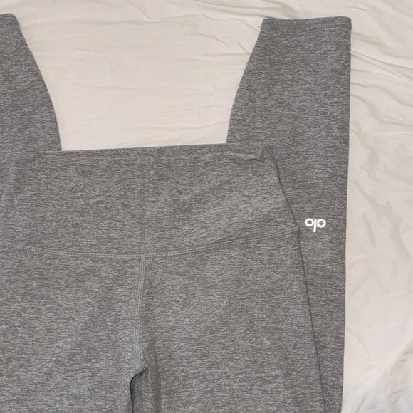 Alosoft High-Waist 7/8 Highlight Legging Athletic Heather Grey - Picture 3 of 3